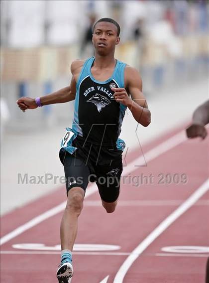 Thumbnail 3 in CIF State Championships (100 Dash) photogallery.