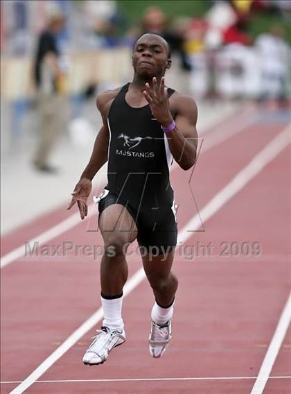 Thumbnail 1 in CIF State Championships (100 Dash) photogallery.