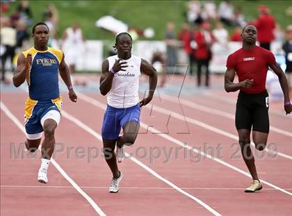 Thumbnail 2 in CIF State Championships (100 Dash) photogallery.