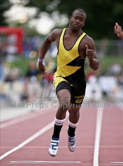 Thumbnail 3 in CIF State Championships (100 Dash) photogallery.