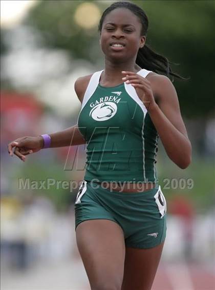 Thumbnail 2 in CIF State Championships (100 Dash) photogallery.