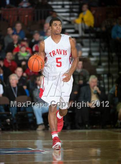 Thumbnail 2 in Marcus vs. Fort Bend Travis (UIL 5A State Final) photogallery.