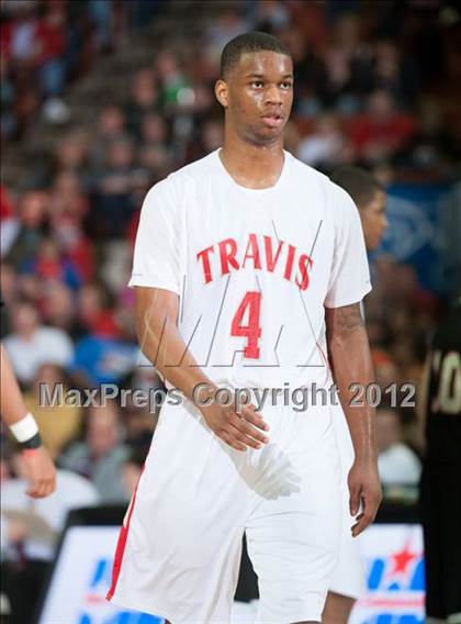 Thumbnail 3 in Marcus vs. Fort Bend Travis (UIL 5A State Final) photogallery.