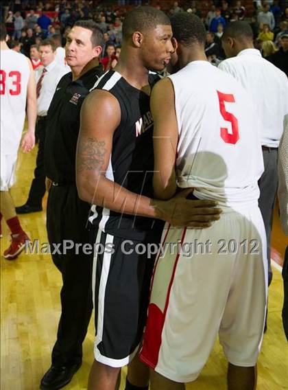 Thumbnail 2 in Marcus vs. Fort Bend Travis (UIL 5A State Final) photogallery.