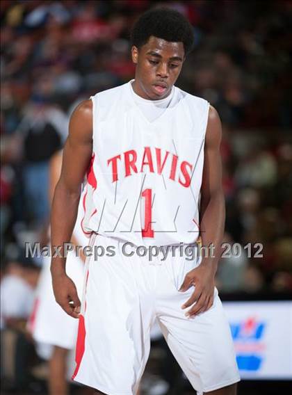 Thumbnail 3 in Marcus vs. Fort Bend Travis (UIL 5A State Final) photogallery.
