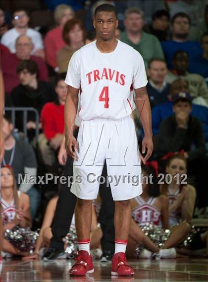 Thumbnail 3 in Marcus vs. Fort Bend Travis (UIL 5A State Final) photogallery.