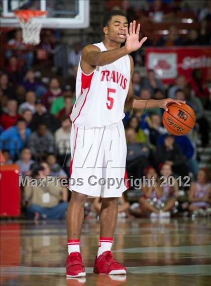 Thumbnail 1 in Marcus vs. Fort Bend Travis (UIL 5A State Final) photogallery.