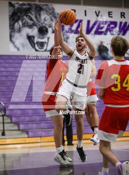 Thumbnail 1 in Judge Memorial vs. Elko (Riverton Holiday Tournament) photogallery.