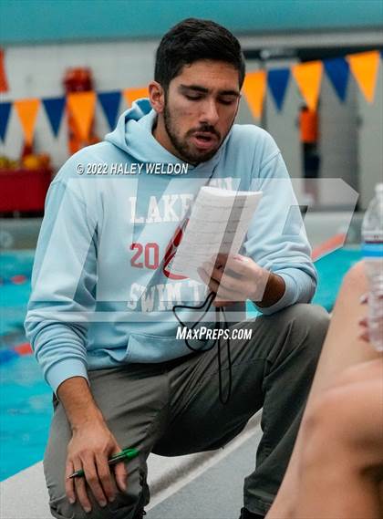 Thumbnail 1 in Lake View @ Latin Girls Varsity Swim Meet photogallery.