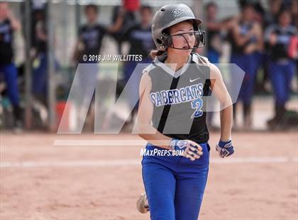 Thumbnail 2 in San Tan Foothills vs Central (Chandler Prep Softball Classic) photogallery.