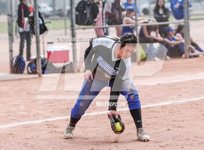 Thumbnail 1 in San Tan Foothills vs Central (Chandler Prep Softball Classic) photogallery.