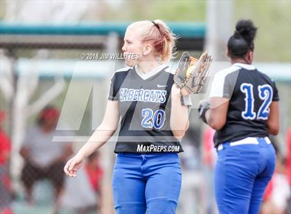 Thumbnail 3 in San Tan Foothills vs Central (Chandler Prep Softball Classic) photogallery.