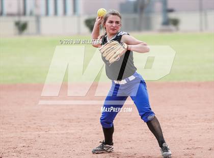 Thumbnail 1 in San Tan Foothills vs Central (Chandler Prep Softball Classic) photogallery.