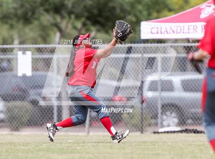 Thumbnail 3 in San Tan Foothills vs Central (Chandler Prep Softball Classic) photogallery.