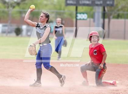 Thumbnail 1 in San Tan Foothills vs Central (Chandler Prep Softball Classic) photogallery.