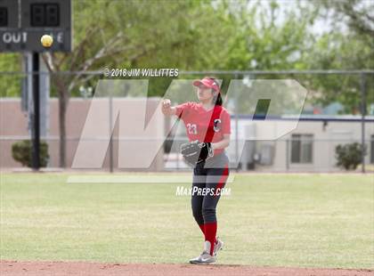 Thumbnail 3 in San Tan Foothills vs Central (Chandler Prep Softball Classic) photogallery.