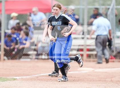 Thumbnail 2 in San Tan Foothills vs Central (Chandler Prep Softball Classic) photogallery.