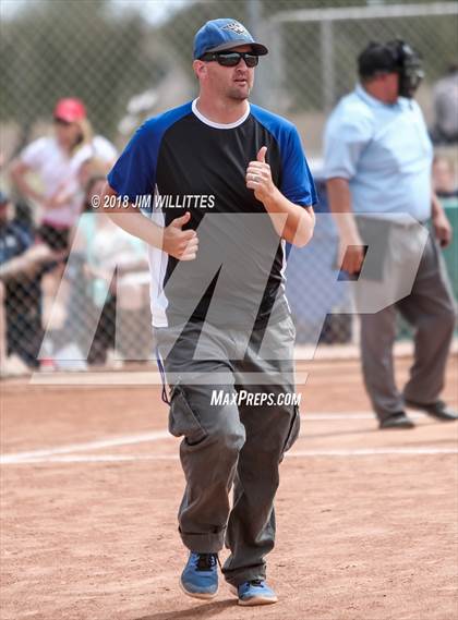 Thumbnail 1 in San Tan Foothills vs Central (Chandler Prep Softball Classic) photogallery.