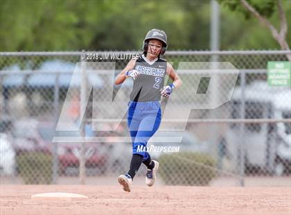 Thumbnail 2 in San Tan Foothills vs Central (Chandler Prep Softball Classic) photogallery.
