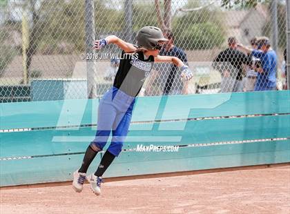 Thumbnail 2 in San Tan Foothills vs Central (Chandler Prep Softball Classic) photogallery.