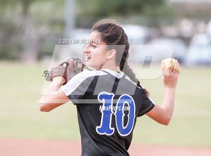 Thumbnail 1 in San Tan Foothills vs Central (Chandler Prep Softball Classic) photogallery.