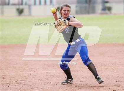 Thumbnail 3 in San Tan Foothills vs Central (Chandler Prep Softball Classic) photogallery.