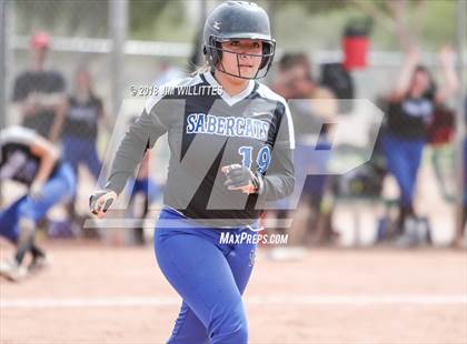 Thumbnail 2 in San Tan Foothills vs Central (Chandler Prep Softball Classic) photogallery.