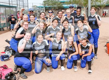 Thumbnail 3 in San Tan Foothills vs Central (Chandler Prep Softball Classic) photogallery.