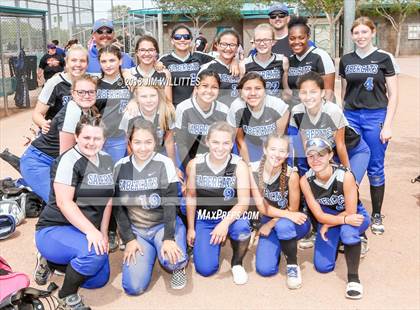 Thumbnail 2 in San Tan Foothills vs Central (Chandler Prep Softball Classic) photogallery.