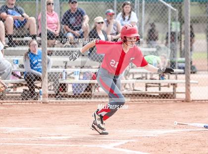 Thumbnail 2 in San Tan Foothills vs Central (Chandler Prep Softball Classic) photogallery.
