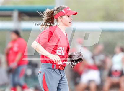 Thumbnail 2 in San Tan Foothills vs Central (Chandler Prep Softball Classic) photogallery.