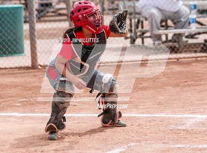 Thumbnail 2 in San Tan Foothills vs Central (Chandler Prep Softball Classic) photogallery.