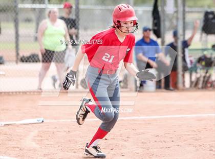 Thumbnail 3 in San Tan Foothills vs Central (Chandler Prep Softball Classic) photogallery.