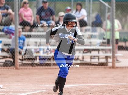 Thumbnail 3 in San Tan Foothills vs Central (Chandler Prep Softball Classic) photogallery.
