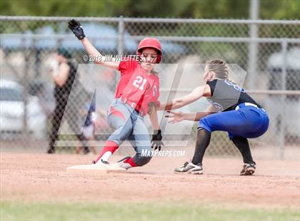 Thumbnail 1 in San Tan Foothills vs Central (Chandler Prep Softball Classic) photogallery.