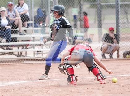 Thumbnail 3 in San Tan Foothills vs Central (Chandler Prep Softball Classic) photogallery.