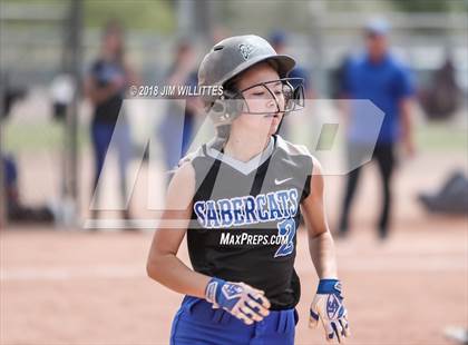Thumbnail 3 in San Tan Foothills vs Central (Chandler Prep Softball Classic) photogallery.