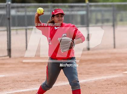 Thumbnail 1 in San Tan Foothills vs Central (Chandler Prep Softball Classic) photogallery.