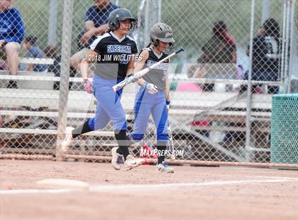 Thumbnail 3 in San Tan Foothills vs Central (Chandler Prep Softball Classic) photogallery.