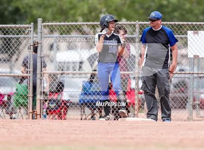 Thumbnail 1 in San Tan Foothills vs Central (Chandler Prep Softball Classic) photogallery.