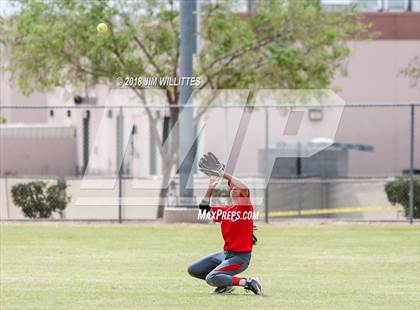 Thumbnail 3 in San Tan Foothills vs Central (Chandler Prep Softball Classic) photogallery.