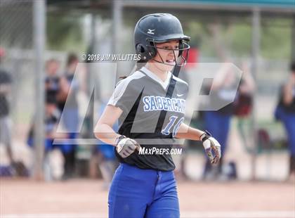 Thumbnail 2 in San Tan Foothills vs Central (Chandler Prep Softball Classic) photogallery.