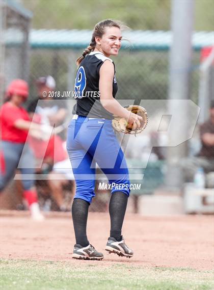 Thumbnail 1 in San Tan Foothills vs Central (Chandler Prep Softball Classic) photogallery.