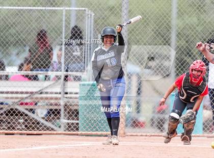 Thumbnail 3 in San Tan Foothills vs Central (Chandler Prep Softball Classic) photogallery.