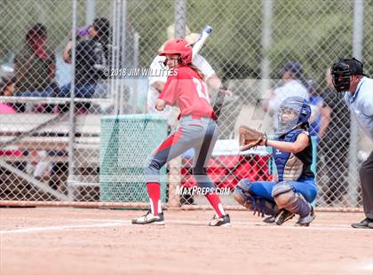 Thumbnail 2 in San Tan Foothills vs Central (Chandler Prep Softball Classic) photogallery.