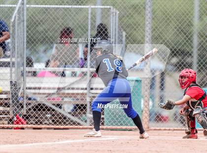 Thumbnail 2 in San Tan Foothills vs Central (Chandler Prep Softball Classic) photogallery.