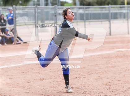 Thumbnail 1 in San Tan Foothills vs Central (Chandler Prep Softball Classic) photogallery.