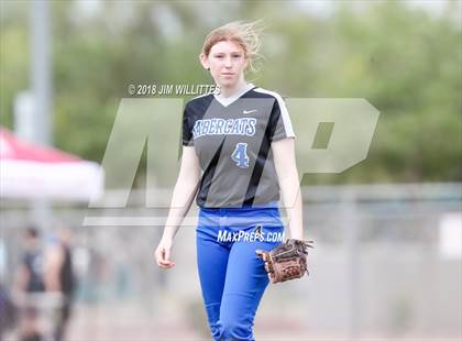 Thumbnail 1 in San Tan Foothills vs Central (Chandler Prep Softball Classic) photogallery.