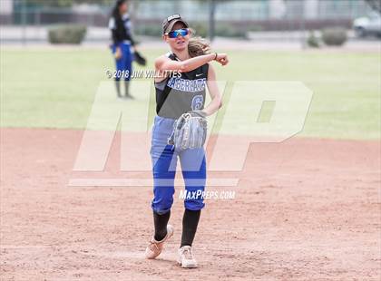 Thumbnail 2 in San Tan Foothills vs Central (Chandler Prep Softball Classic) photogallery.