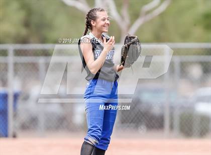 Thumbnail 1 in San Tan Foothills vs Central (Chandler Prep Softball Classic) photogallery.